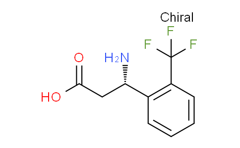 CAS No. 755749-11-2, (S)-3-Amino-3-(2-(trifluoromethyl)phenyl)propanoic acid