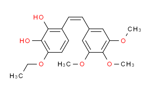 CAS No. 757996-17-1, (Z)-3-Ethoxy-6-(3,4,5-Trimethoxystyryl)Benzene-1,2-Diol
