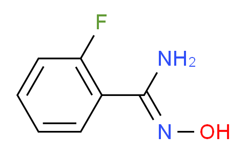 CAS No. 75907-83-4, 2-fluoro-N'-hydroxybenzenecarboximidamide