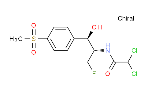 CAS No. 76639-94-6, 2,2-dichloro-N-[(1R,2S)-3-fluoro-1-hydroxy-1-(4-methylsulfonylphenyl)propan-2-yl]acetamide