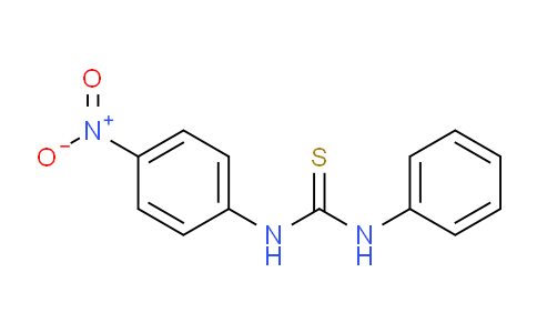 CAS No. 7669-49-0, 1-(4-Nitrophenyl)-3-phenylthiourea