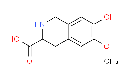 CAS No. 76824-93-6, 7-Hydroxy-6-methoxy-1,2,3,4-tetrahydroisoquinoline-3-carboxylic acid