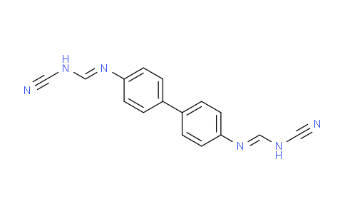 CAS No. 77021-80-8, N-cyano-N'-[4-[4-[(cyanoamino)methylideneamino]phenyl]phenyl]methanimidamide