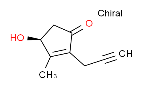 CAS No. 77087-34-4, (4S)-4-hydroxy-3-methyl-2-prop-2-ynyl-1-cyclopent-2-enone