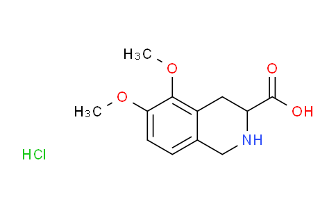 CAS No. 77141-34-5, 5,6-dimethoxy-1,2,3,4-tetrahydroisoquinoline-3-carboxylic acid hydrochloride