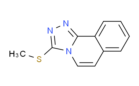 CAS No. 77174-66-4, 3-(methylthio)-[1,2,4]triazolo[3,4-a]isoquinoline