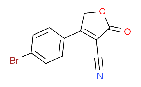 CAS No. 7721-24-6, 3-(4-bromophenyl)-5-oxo-2H-furan-4-carbonitrile