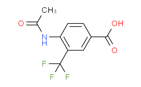 CAS No. 773108-11-5, 4-acetamido-3-(trifluoromethyl)benzoic acid