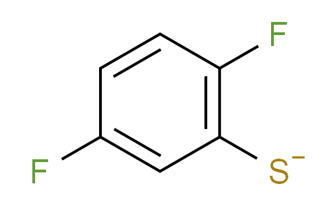 CAS No. 77380-28-0, 2,5-difluorobenzenethiolate