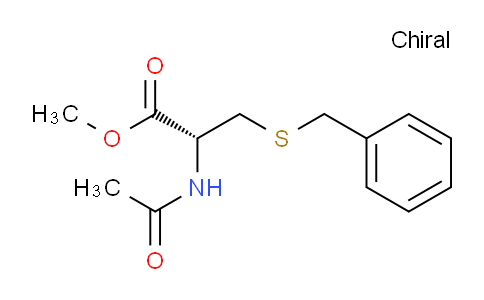 CAS No. 77549-14-5, (2R)-2-acetamido-3-(phenylmethylthio)propanoic acid methyl ester