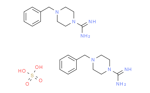 CAS No. 7773-69-5, 4-Benzylpiperazine-1-carboximidamide hemisulfate
