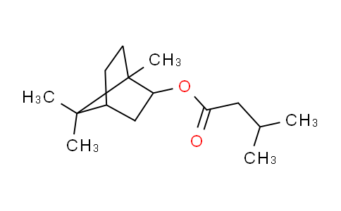 CAS No. 7779-73-9, 3-methylbutanoic acid (4,7,7-trimethyl-3-bicyclo[2.2.1]heptanyl) ester