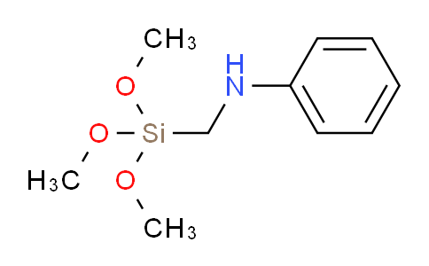 CAS No. 77855-73-3, N-((Trimethoxysilyl)methyl)aniline
