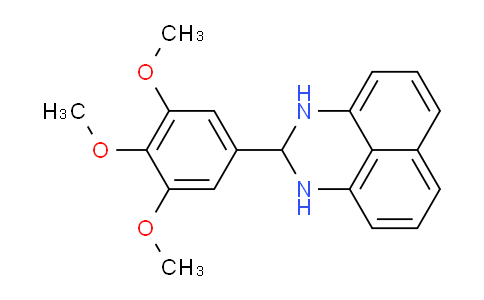 CAS No. 7787-85-1, 2-(3,4,5-trimethoxyphenyl)-2,3-dihydro-1H-perimidine