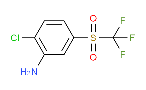 CAS No. 779-87-3, 2-chloro-5-(trifluoromethylsulfonyl)aniline