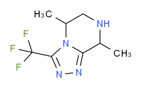 CAS No. 780754-27-0, 5,8-Dimethyl-3-(trifluoromethyl)-5,6,7,8-tetrahydro-[1,2,4]triazolo[4,3-a]pyrazine