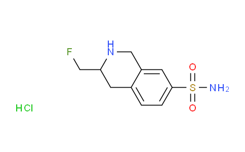 CAS No. 780820-69-1, 3-(Fluoromethyl)-1,2,3,4-tetrahydroisoquinoline-7-sulfonamide hydrochloride