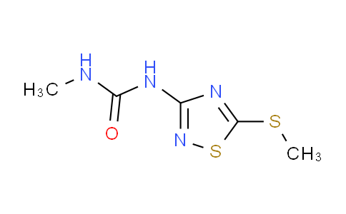 CAS No. 78430-01-0, 1-methyl-3-[5-(methylthio)-1,2,4-thiadiazol-3-yl]urea