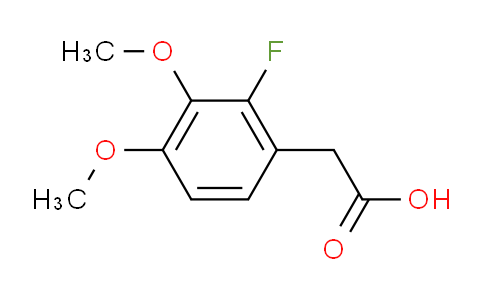 CAS No. 78495-65-5, 2-(2-Fluoro-3,4-dimethoxyphenyl)acetic acid