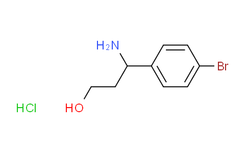 CAS No. 787615-14-9, 3-amino-3-(4-bromophenyl)-1-propanol hydrochloride