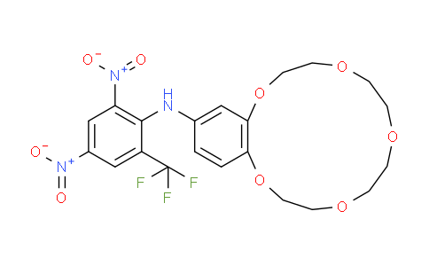 CAS No. 78857-86-0, N-[2,4-Dinitro-6-(trifluoromethyl)phenyl]-2,5,8,11,14-pentaoxabicyclo[13.4.0]nonadeca-1(15),16,18-trien-17-amine