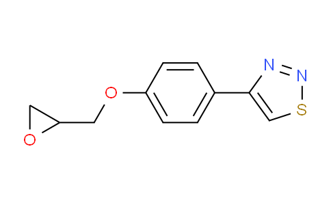 CAS No. 59834-07-0, 4-[4-(Oxiran-2-ylmethoxy)phenyl]-1,2,3-thiadiazole