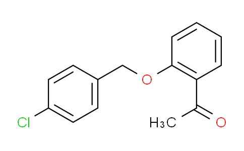 CAS No. 79615-80-8, 1-[2-[(4-chlorophenyl)methoxy]phenyl]ethanone
