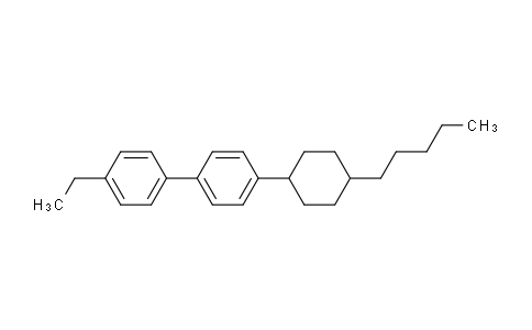CAS No. 79709-85-6, 1-ethyl-4-[4-(4-pentylcyclohexyl)phenyl]benzene