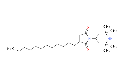 CAS No. 79720-19-7, 3-Dodecyl-1-(2,2,6,6-tetramethyl-4-piperidyl)pyrrolidine-2,5-dione