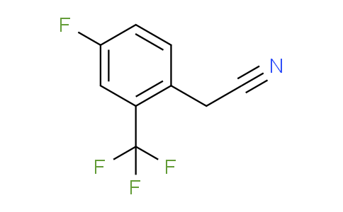 CAS No. 80141-94-2, 2-(4-Fluoro-2-(trifluoromethyl)phenyl)acetonitrile