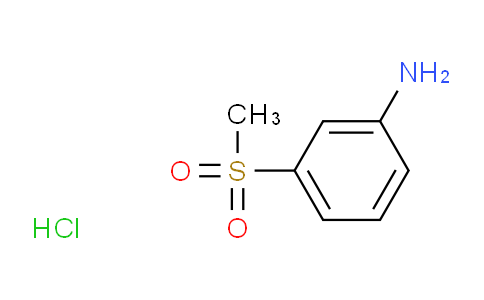 CAS No. 80213-28-1, 3-(Methylsulfonyl)aniline hydrochloride