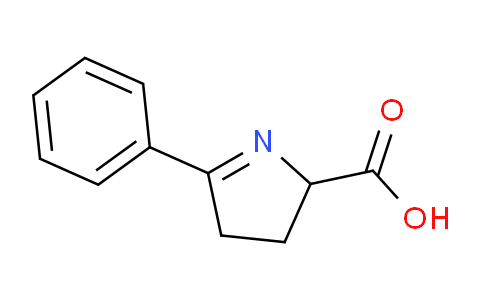 CAS No. 802258-88-4, 5-Phenyl-3,4-dihydro-2H-pyrrole-2-carboxylic acid