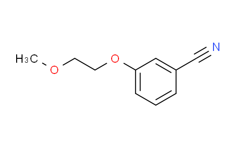 CAS No. 80407-67-6, 3-(2-Methoxyethoxy)benzonitrile