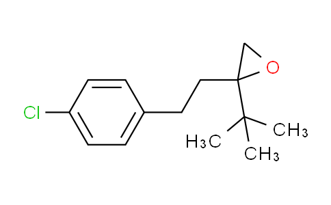 CAS No. 80443-63-6, 2-(2-(4-Chlorophenyl)ethyl)-2-(1,1-dimethylethyl)oxirane
