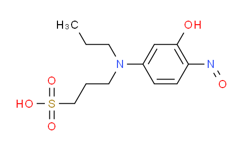 CAS No. 80459-15-0, 3-(3-hydroxy-4-nitroso-N-propylanilino)propane-1-sulfonic acid