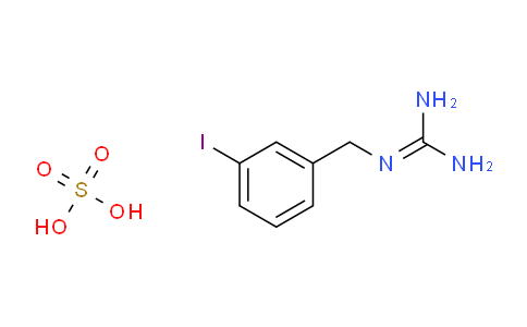 CAS No. 80663-95-2, 2-[(3-iodophenyl)methyl]guanidine; sulfuric acid