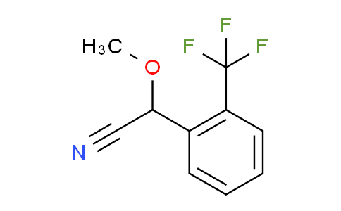 CAS No. 80866-87-1, 2-Methoxy-2-(2-(trifluoromethyl)phenyl)acetonitrile