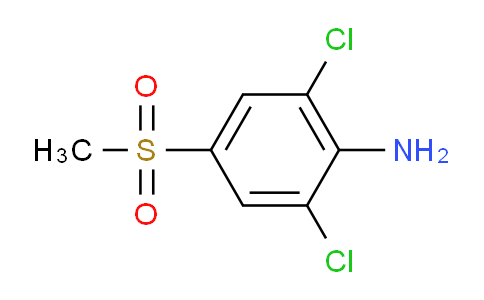 CAS No. 80866-96-2, 2,6-Dichloro-4-(methylsulfonyl)aniline