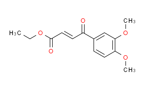 CAS No. 80937-23-1, (E)-Ethyl4-(3,4-dimethoxyphenyl)-4-oxo-2-butenoate
