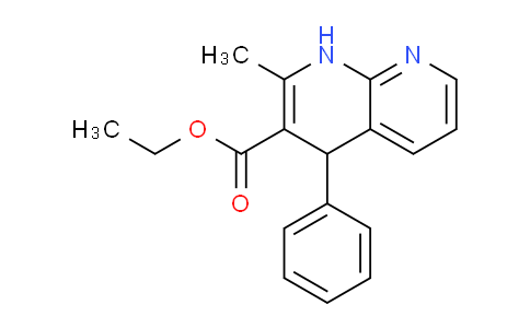 CAS No. 81022-79-9, Ethyl 2-methyl-4-phenyl-1,4-dihydro-1,8-naphthyridine-3-carboxylate