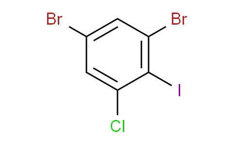 CAS No. 81067-45-0, 1,5-Dibromo-3-chloro-2-iodobenzene