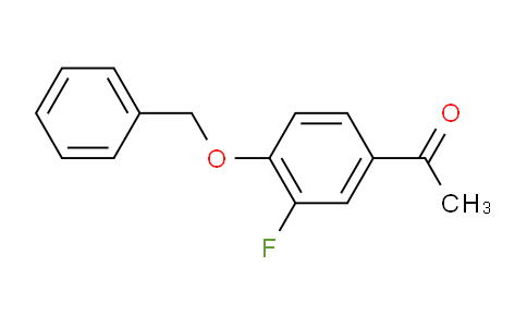 CAS No. 81227-99-8, 1-(4-(Benzyloxy)-3-fluorophenyl)ethanone
