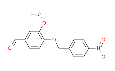 CAS No. 81307-09-7, 3-Methoxy-4-((4-nitrobenzyl)oxy)benzaldehyde