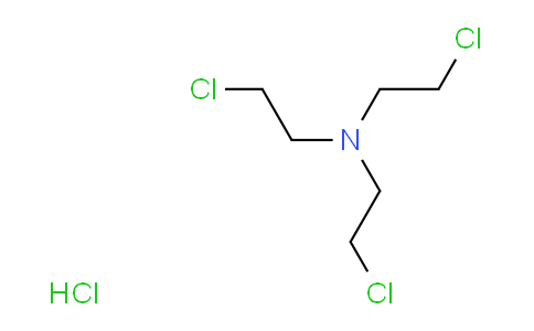 CAS No. 817-09-4, 2-chloro-N,N-bis(2-chloroethyl)ethanamine hydrochloride