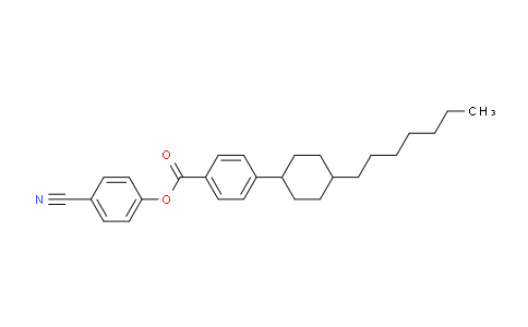 CAS No. 81930-18-9, 4-(4-heptylcyclohexyl)benzoic acid (4-cyanophenyl) ester