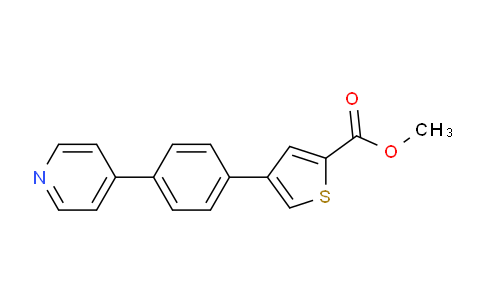 CAS No. 820224-07-5, Methyl 4-(4-(pyridin-4-yl)phenyl)thiophene-2-carboxylate