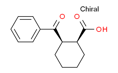 CAS No. 82097-50-5, (1S,2R)-2-benzoyl-1-cyclohexanecarboxylic acid