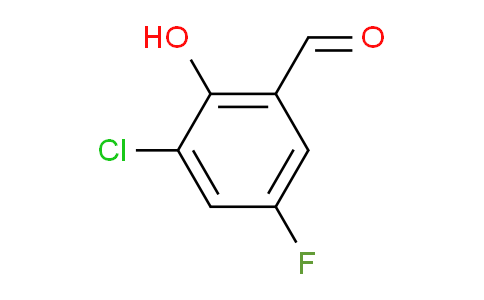 CAS No. 82128-69-6, 3-Chloro-5-fluoro-2-hydroxybenzaldehyde