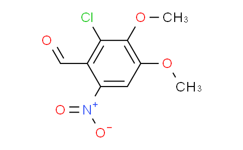 CAS No. 82330-54-9, 2-Chloro-3,4-dimethoxy-6-nitrobenzaldehyde