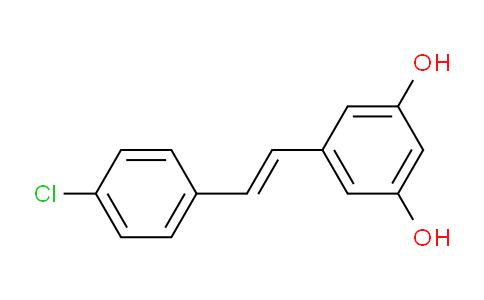 CAS No. 823804-63-3, 5-[2-(4-chlorophenyl)ethenyl]benzene-1,3-diol